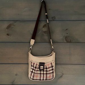 Spartina 449  plaid shoulder bag - Tan